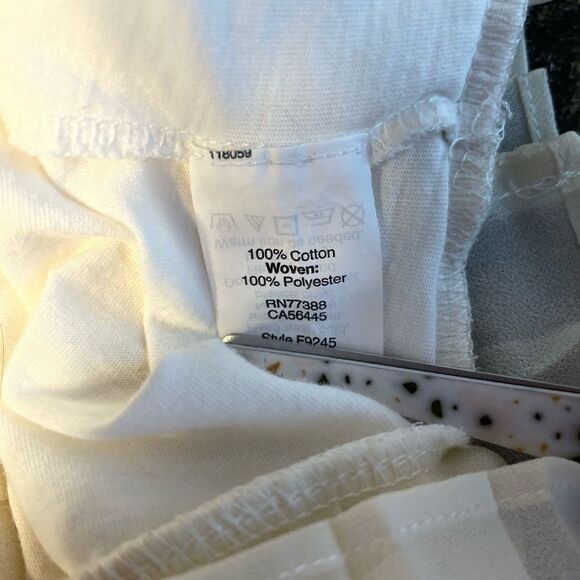 J. Crew Ruffle Hem Peplum Top Cream S - Picture 6 of 7